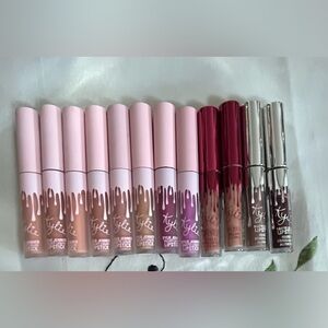 Matte Liquid Lipstick Set - Pink, Purple, Red, Brown